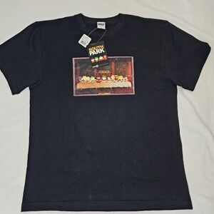 South Park The Last Supper Size L NWT Comedy Central Licensed Cartoon Tee Black